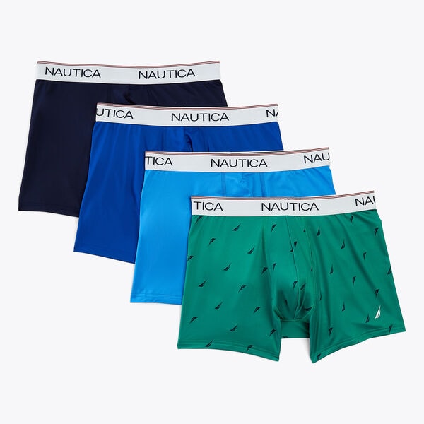 STRETCH PERFORMANCE BOXER BRIEFS, 4-PACK