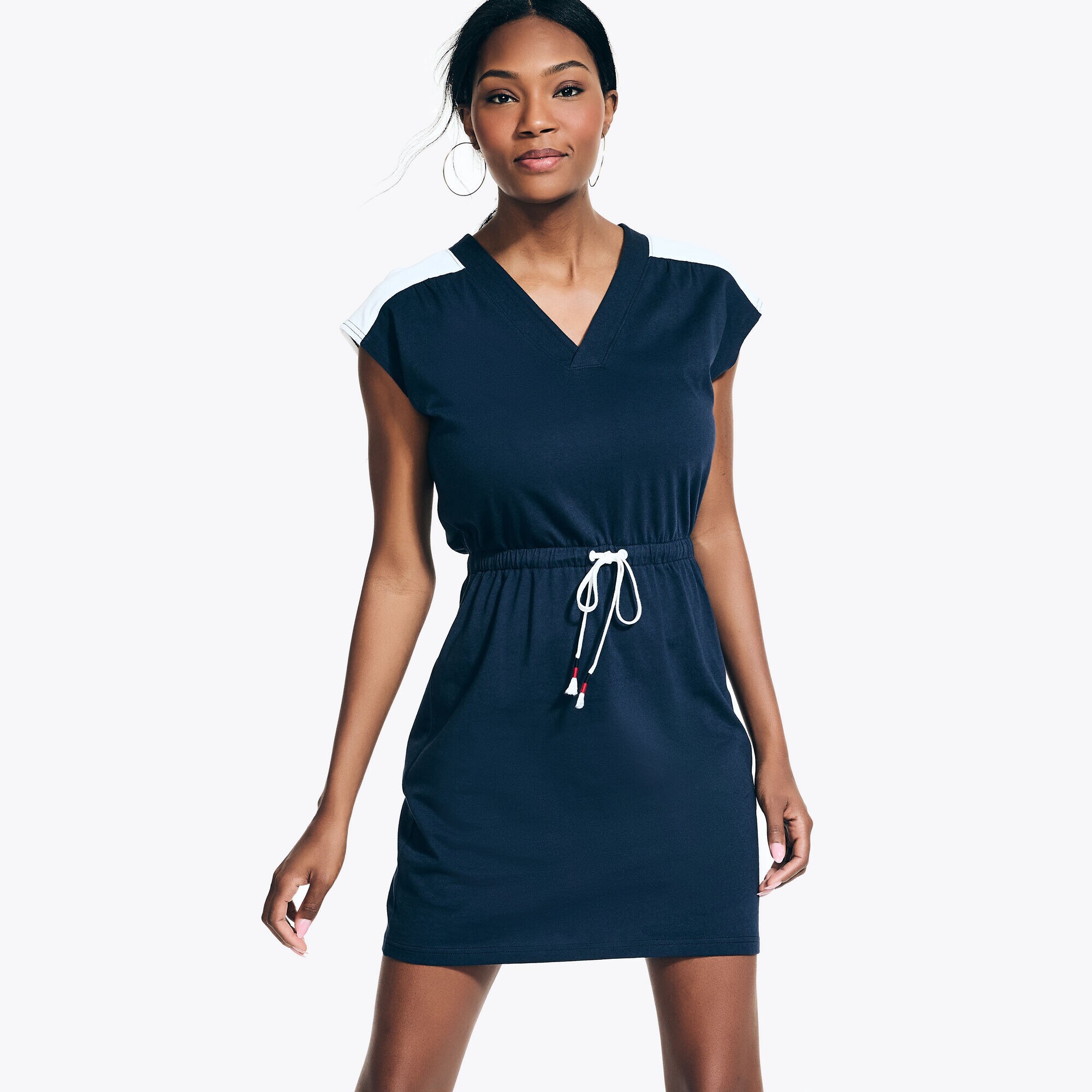 Knit Dress,Stellar Blue Heather,large