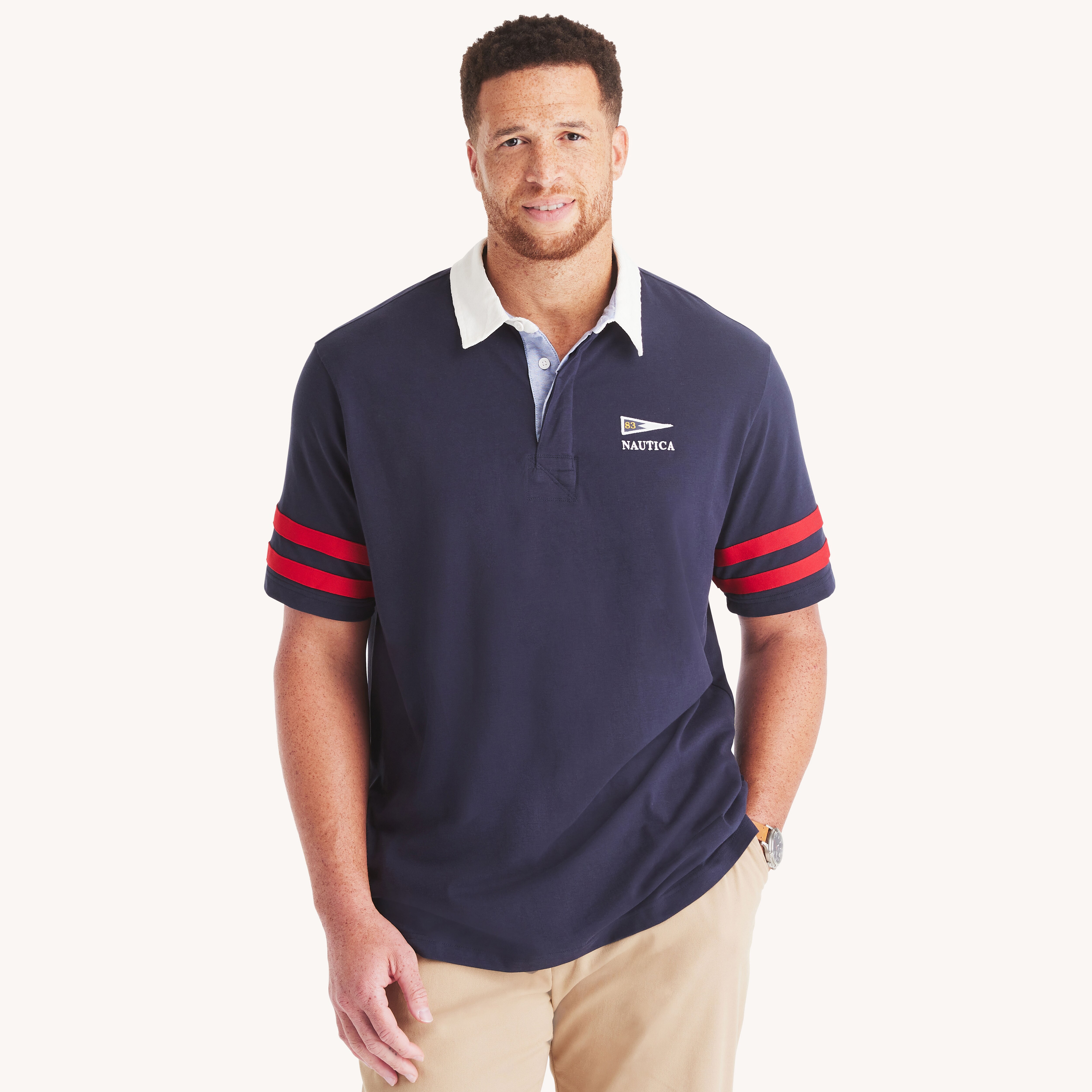 Big & Tall Classic Fit Rugby Polo | Nautica