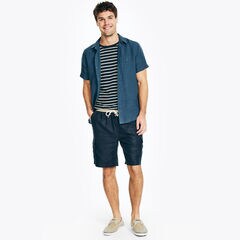 8.5" PULL-ON CARGO SHORT,Navy,large