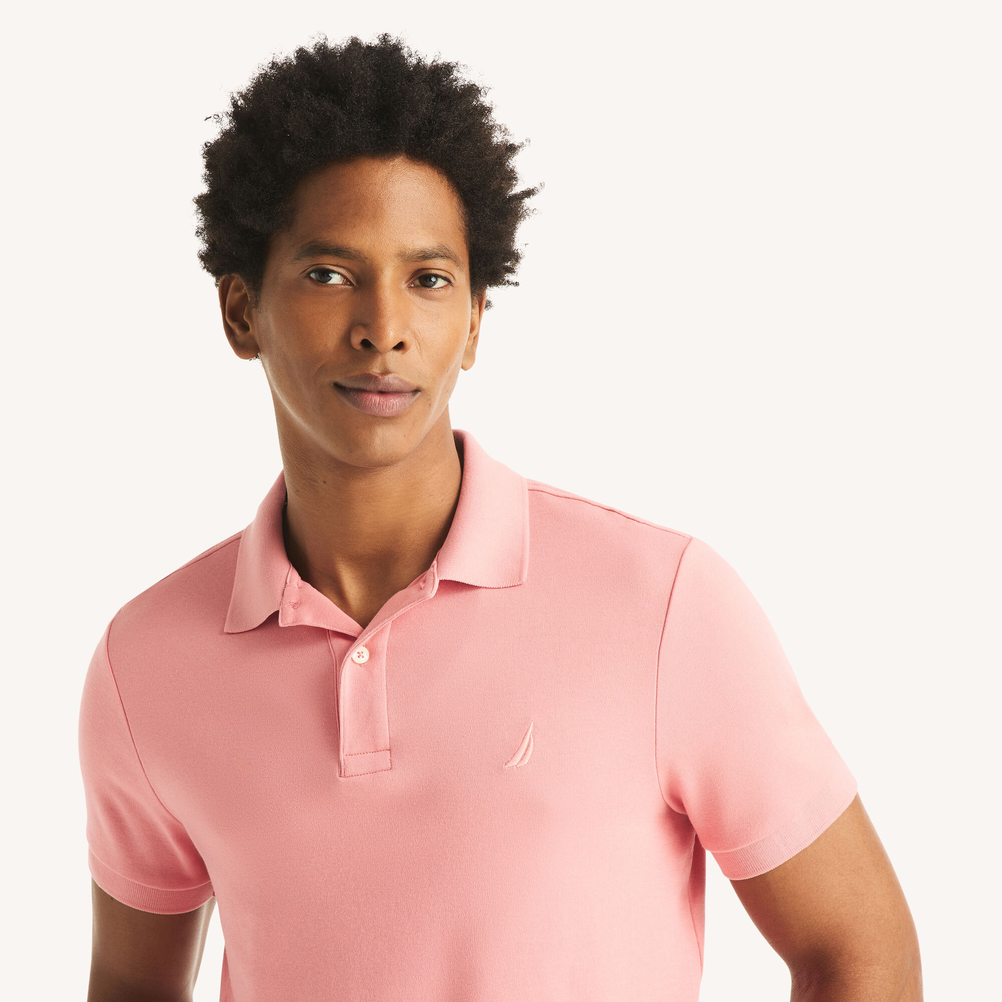 Slim Fit Deck Polo,Mauve Glow,large