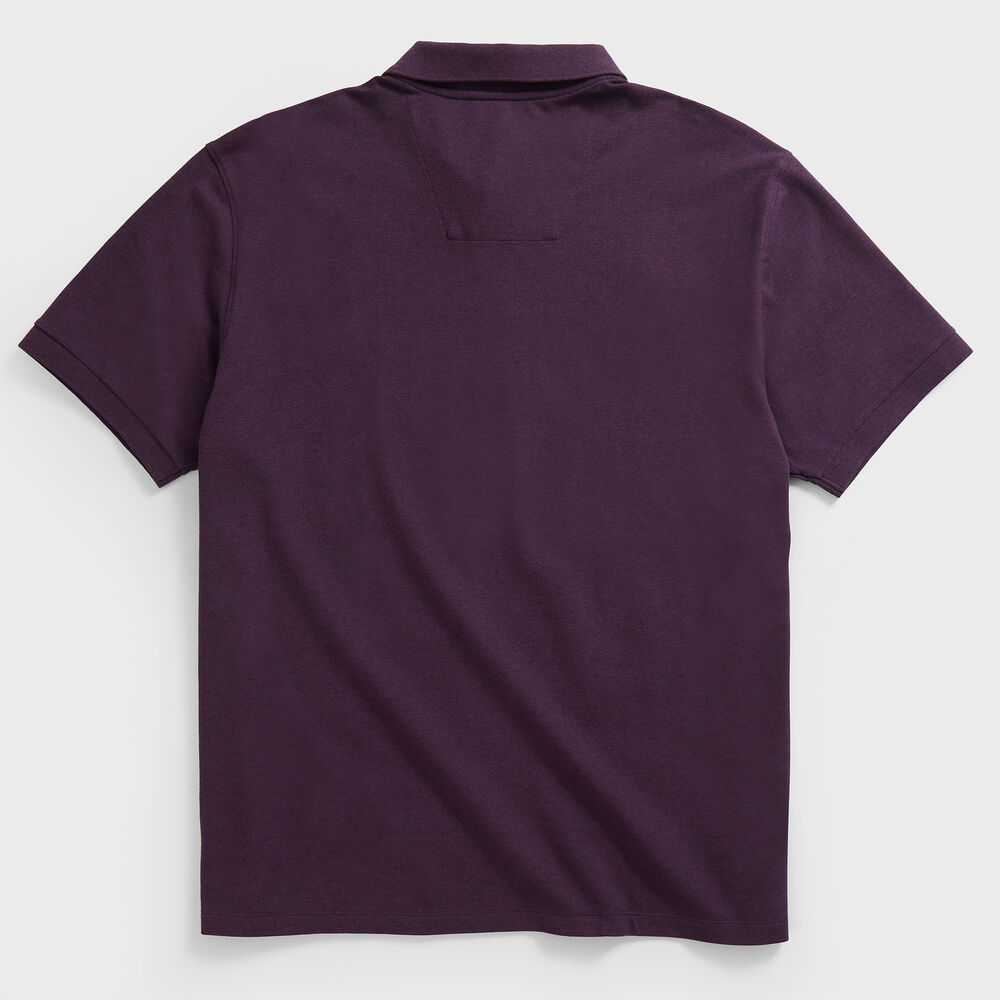 BIG & TALL STRETCH MESH POLO,Majestic Purple,large