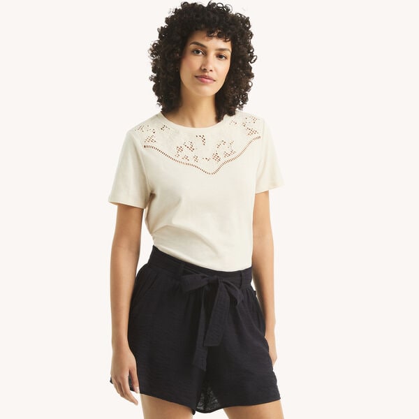 Embroidered Crewneck T-Shirt