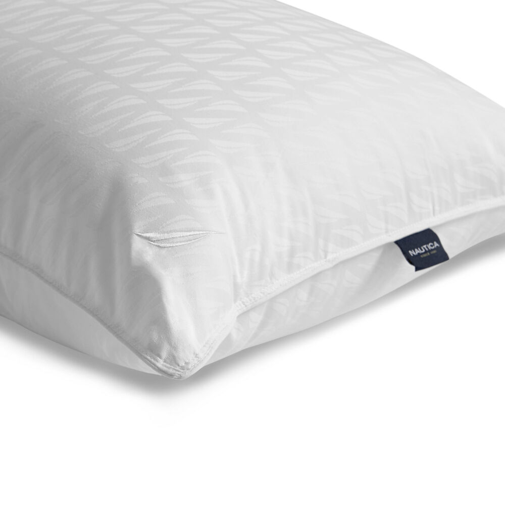 King Memory Fiber Pillow,Bright White,large