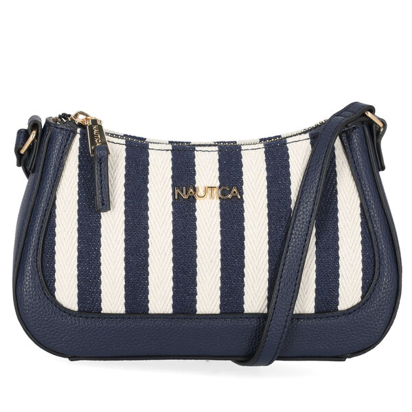 Striped Crossbody Bag