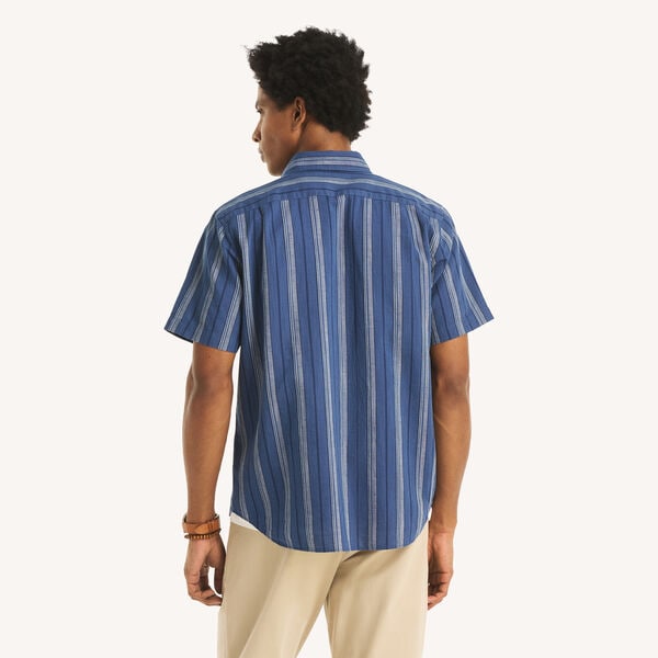 Short-Sleeve Striped Shirt
