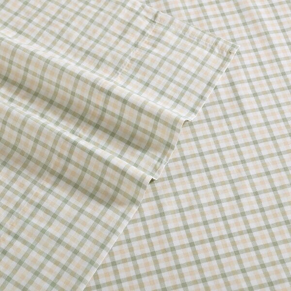 Calm Seas Gingham Green Full Sheet Set