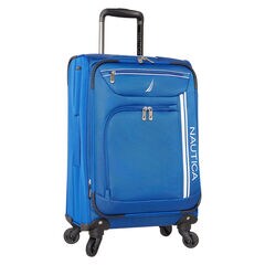 Washboard 20" Expandable Spinner Luggage,Bright Cobalt,large