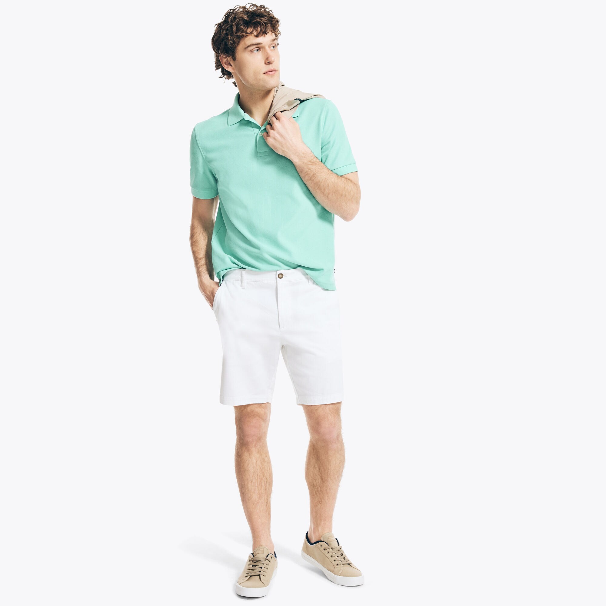 CLASSIC FIT DECK POLO,Pool Side Aqua,large