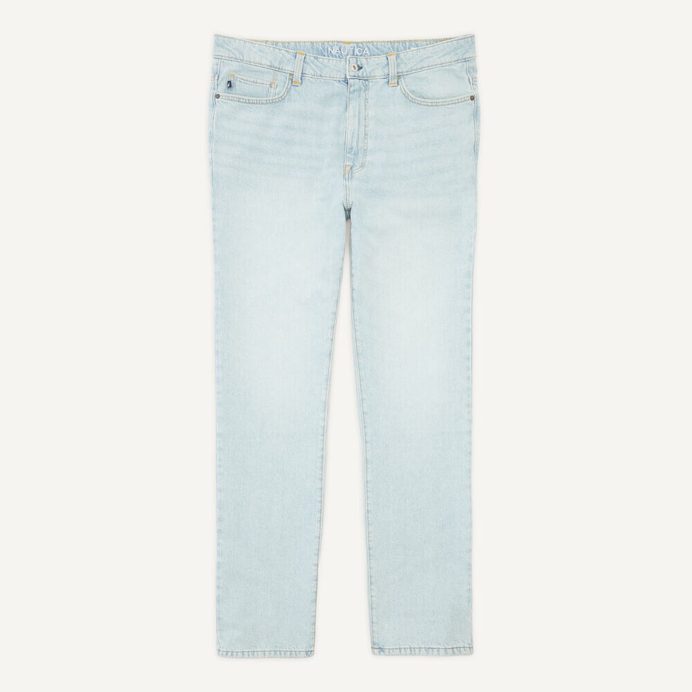 Big & Tall Straight Stretch Denim,Oyster Bay Heather,large