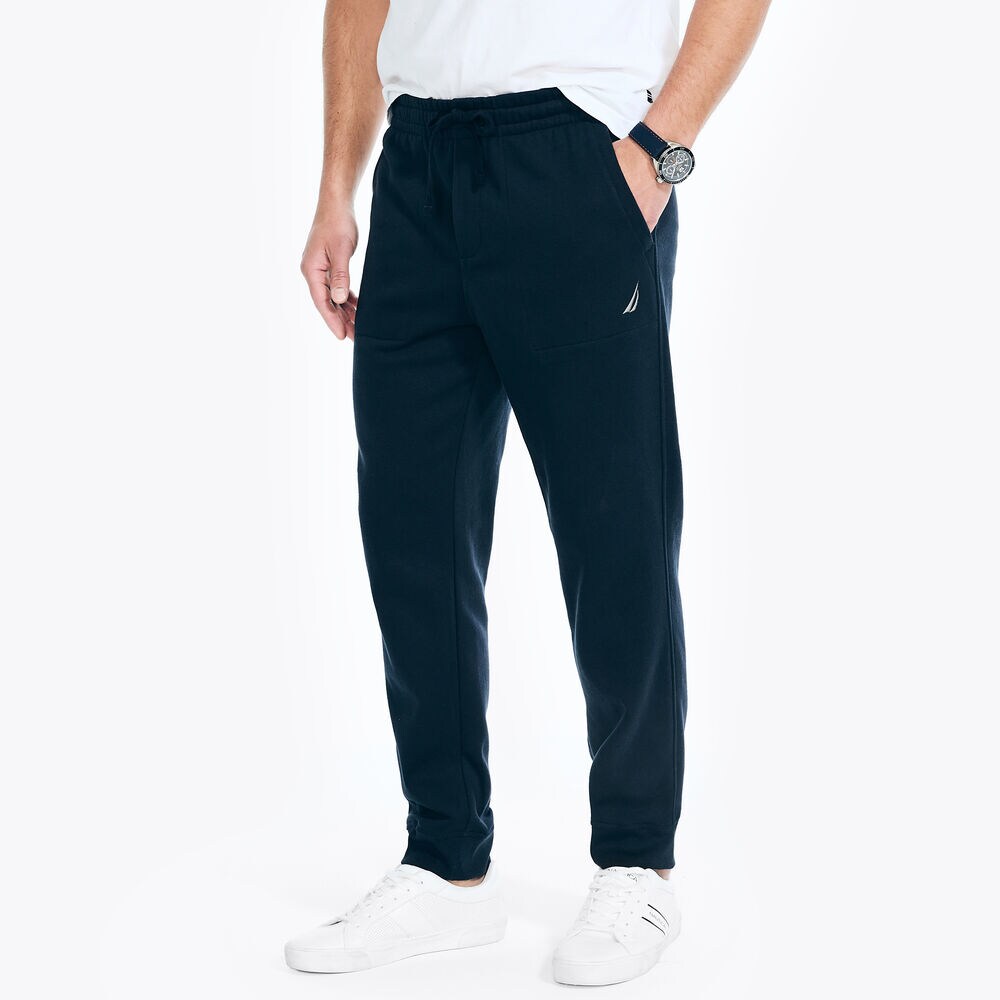 BRAND ICON FLEECE JOGGER,True Navy,large