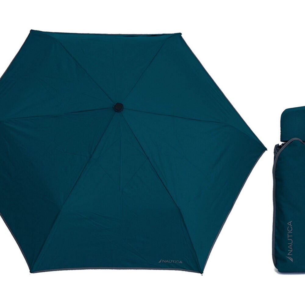 Auto Open 3-Section 42" Umbrella,Quarry Heather,large
