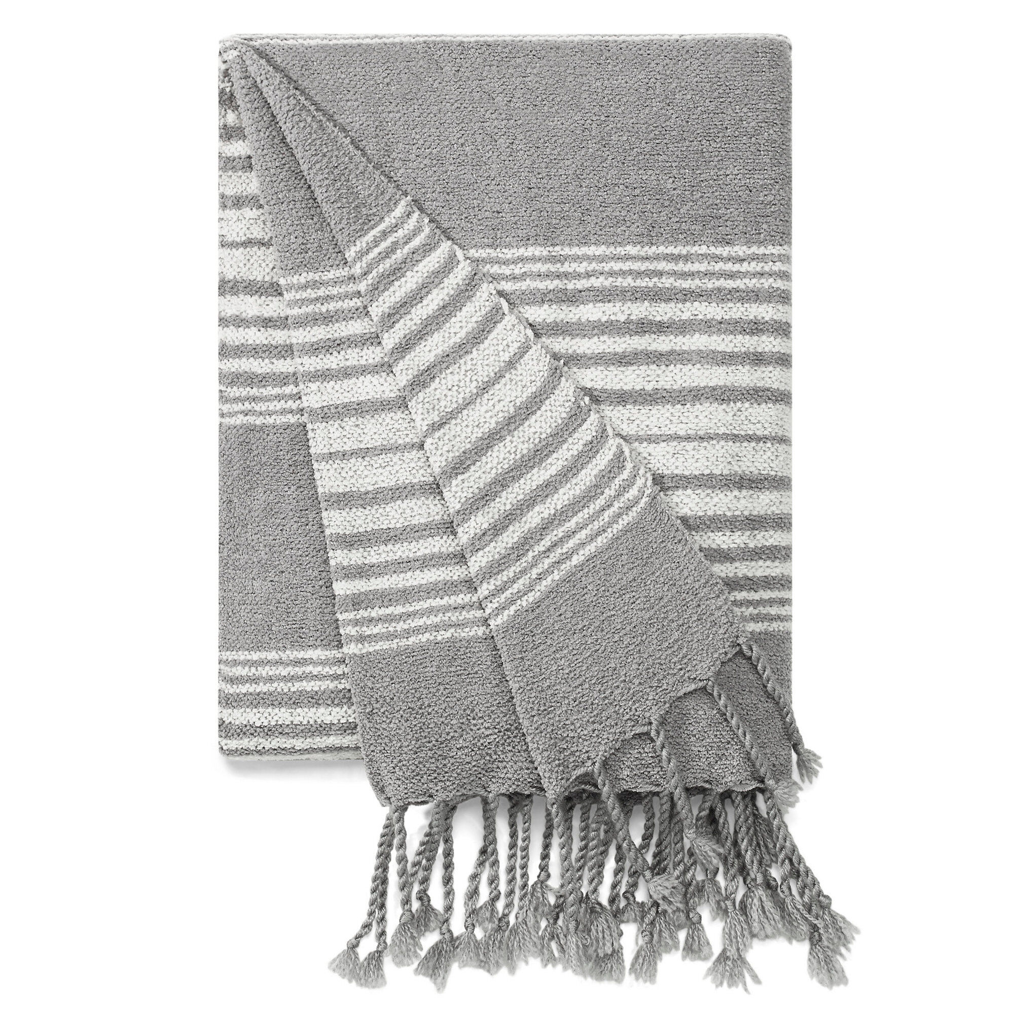 Marrave Throw - Radial Gray,Grey Heather,large