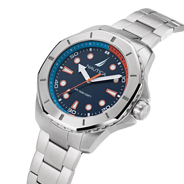 Koh May Bay Recycled Stainless Steel 3-Hand Watch