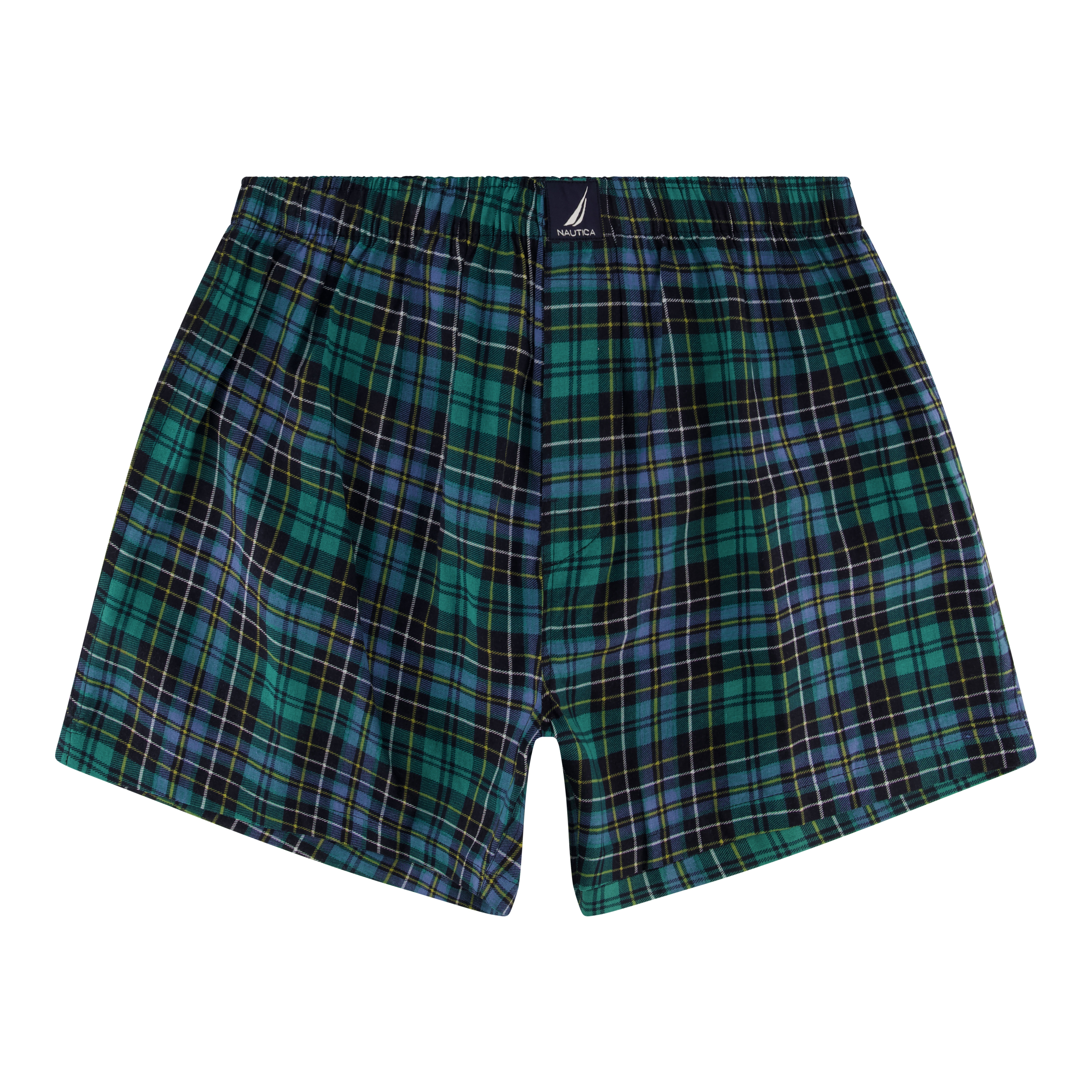 Nautica Men's Classic Cotton 3-Pack Woven Boxer, Aero Blue