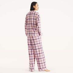 Printed Pajama Pant Set,Mauve Glow,large