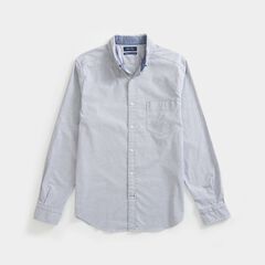 SOLID OXFORD SHIRT,Pewter Grey,large