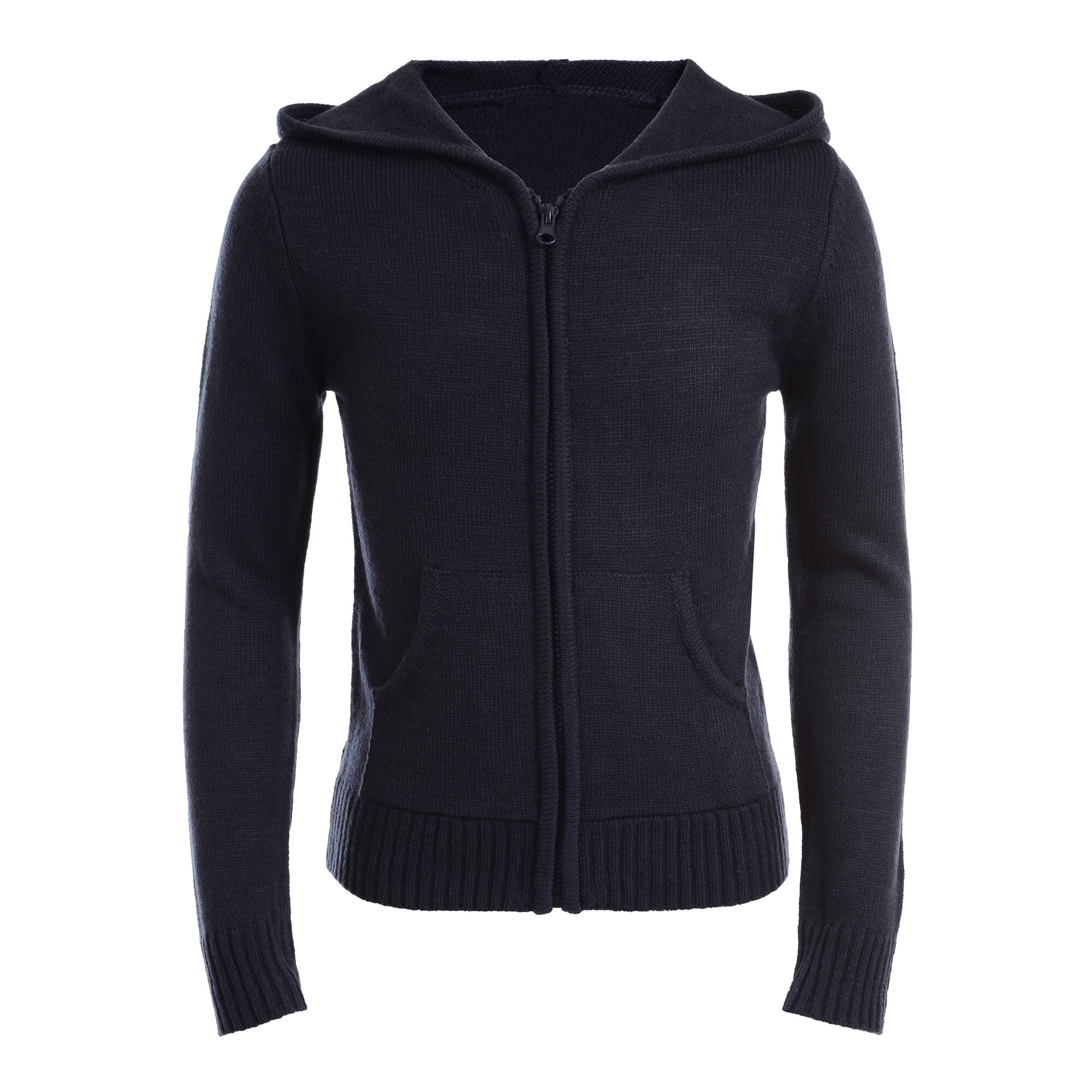 GIRLS' SWEATER HOODIE (7-16),Crystal Bay Blue,large
