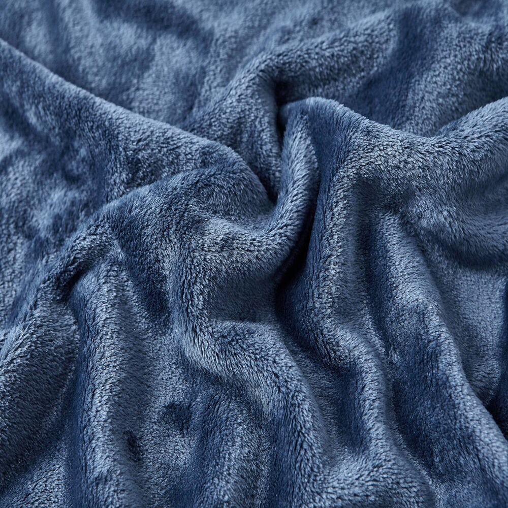SOLID THROW BLANKET,Deep Dive Wash,large