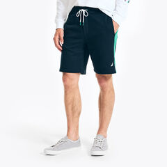9" FLEECE SHORT,Navy,large