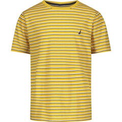 BOYS' STRIPED T-SHIRT (8-20),Empire Gold,large
