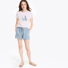 SAILING GRAPHIC T-SHIRT,Bright White,large