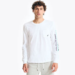 COMPETITION SUSTAINABLY CRAFTED LONG-SLEEVE GRAPHIC T-SHIRT,Bright White,large
