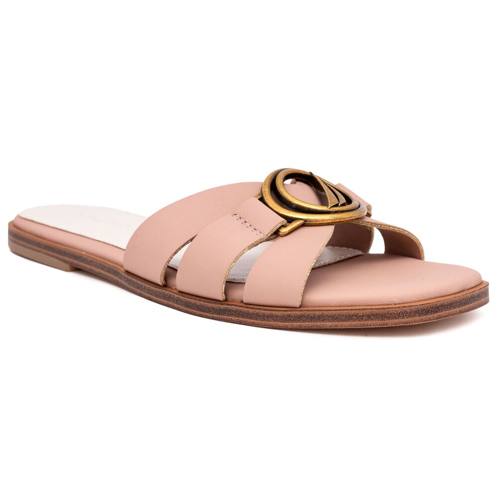 Strappy Slide Sandal,Reckoning Red,large