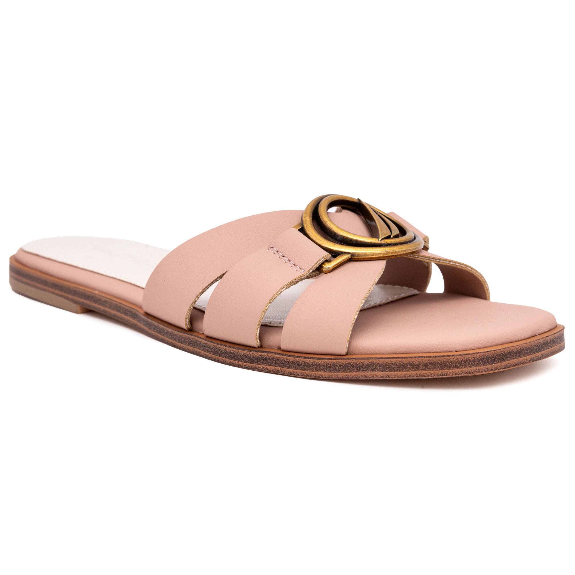 Strappy Slide Sandal,Reckoning Red,large