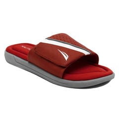 Montrell Slide Sandal in Red,Sunrise Red,large