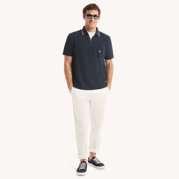 Linen Johnny Collar Polo