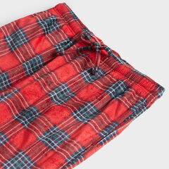 PLAID SUEDED FLEECE SLEEP PANT,Nautica Red,large