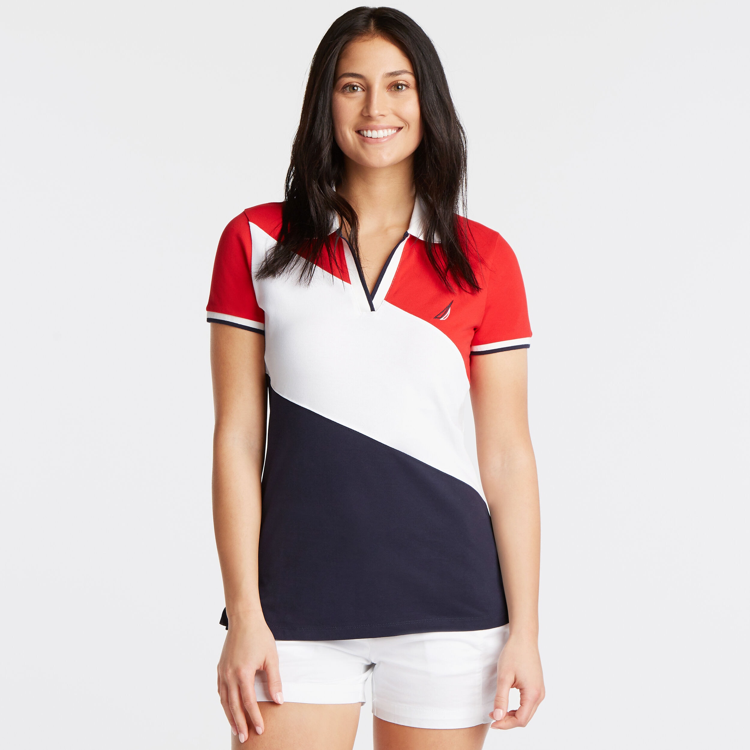 nautica women's polo shirts
