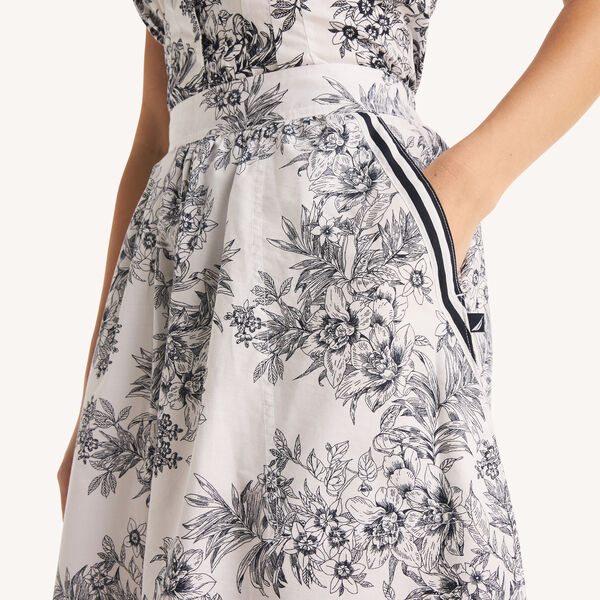 Printed Midi Skirt