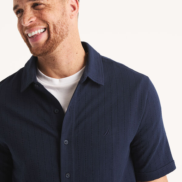 Big & Tall Classic Fit Seersucker Polo