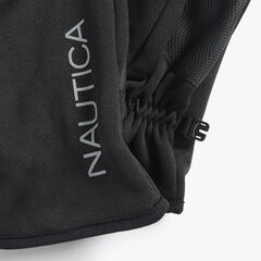 FLEECE GLOVES,True Black,large