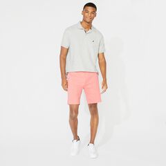 8" BIG & TALL CLASSIC FIT DECK SHORT,Pale Coral,large