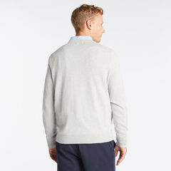 NAVTECH V-NECK SWEATER,Grey Heather,large