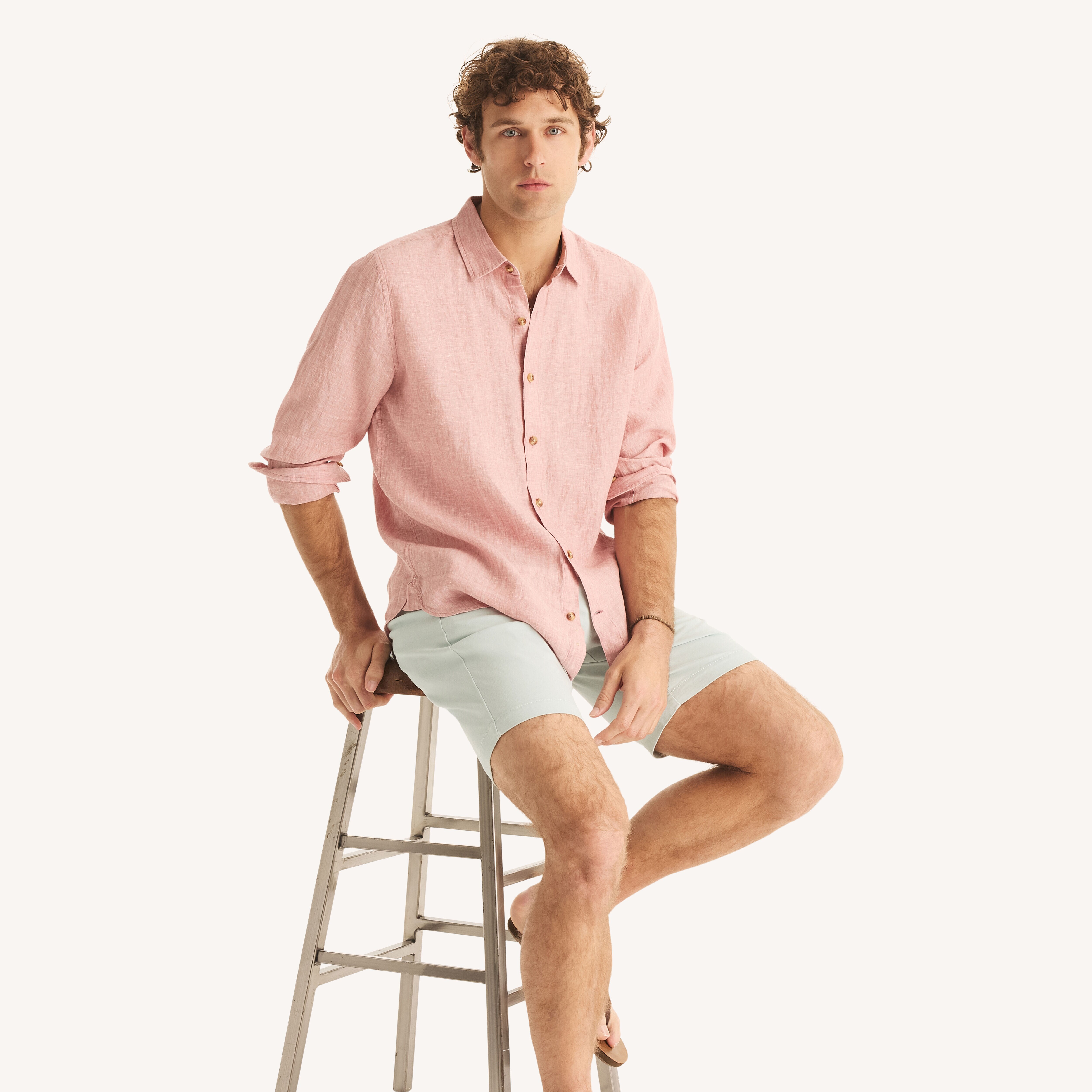 Classic Fit Linen Shirt | Nautica