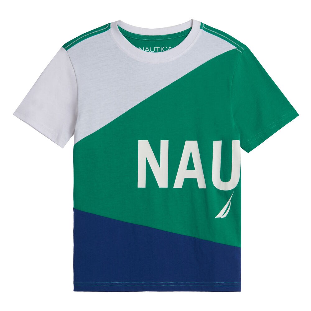 TODDLER BOYS' COLORBLOCK LOGO GRAPHIC T-SHIRT (2T-4T),Dusty Neptune,large