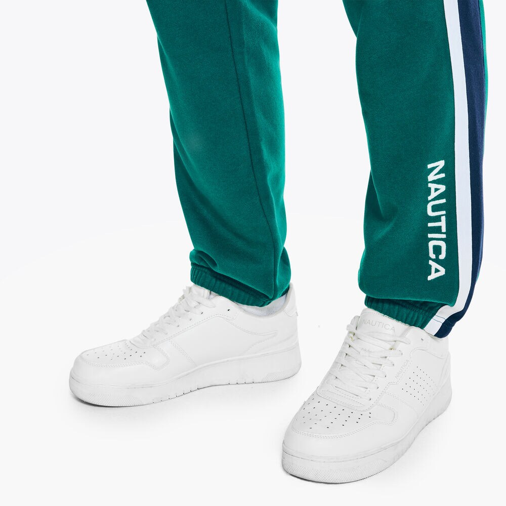 BIG & TALL SUSTAINABLY CRAFTED COLORBLOCK PANT,Cosmic Fern,large