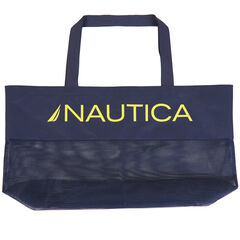 Mesh Shopper Bag,Navy,large