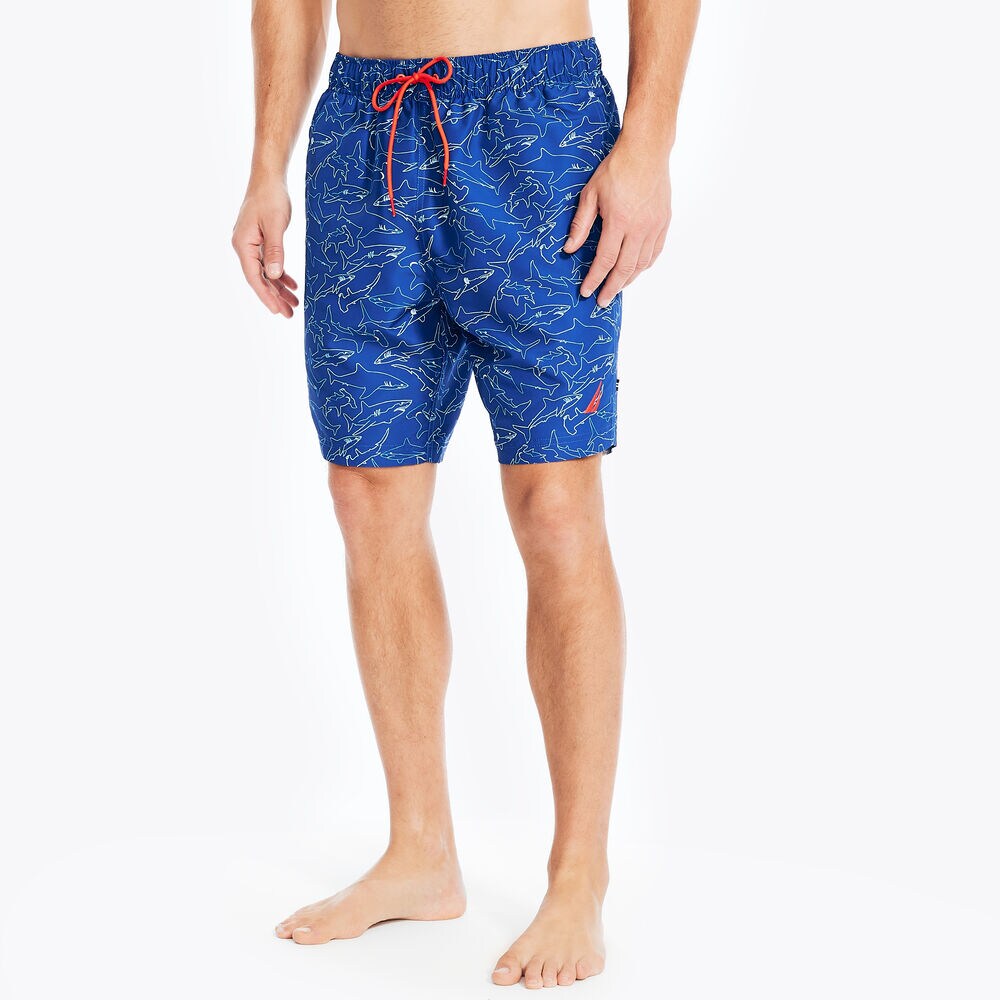Shark Week x Nautica 8" Printed Swim,Bright Cobalt,large