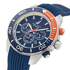 Nautica One Silicone Chronograph Watch,Multi,large