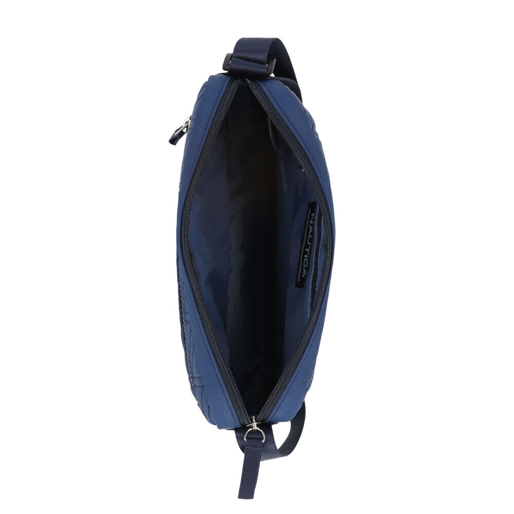Quilted Camera Crossbody Bag,Workshirt Blue,large
