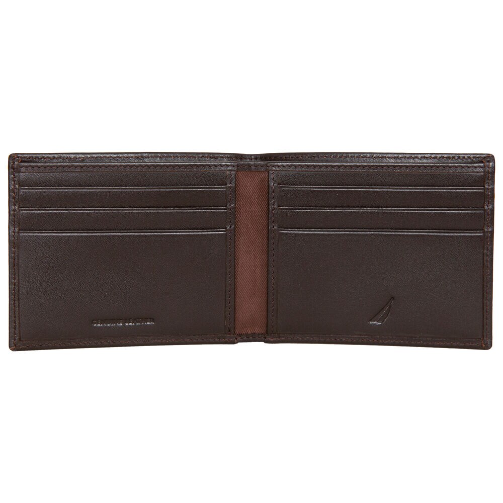LOGO WALLET GIFT SET,Brown Stone,large
