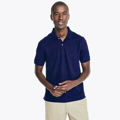 SUSTAINABLY CRAFTED DECK POLO,Blue Depths,large
