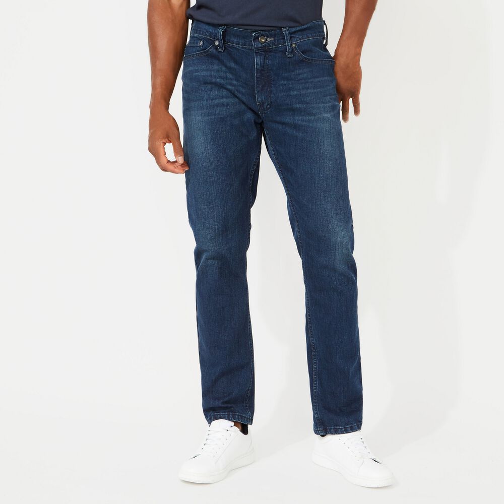 Pure Deep Bay Wash Relaxed Fit Jeans,Pure Deep Bay Wash,large