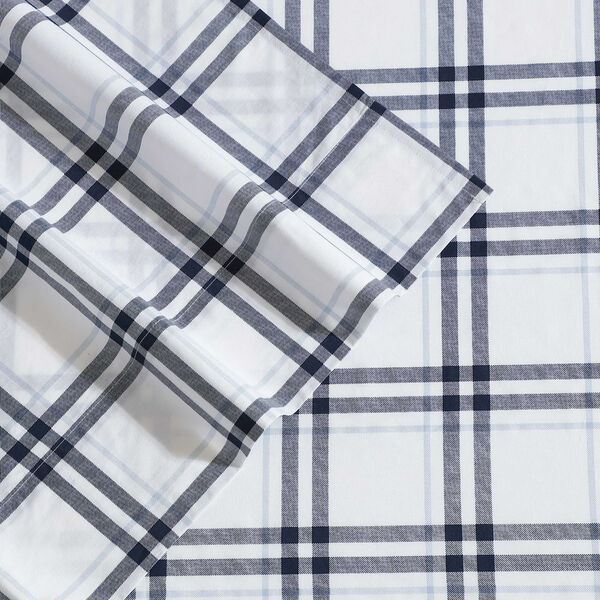 Ryan Cove Plaid Blue King Sheet Set