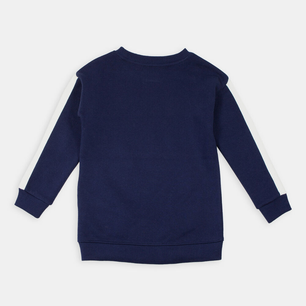 GIRLS' LOGO FLEECE TUNIC (8-20),Navy,large